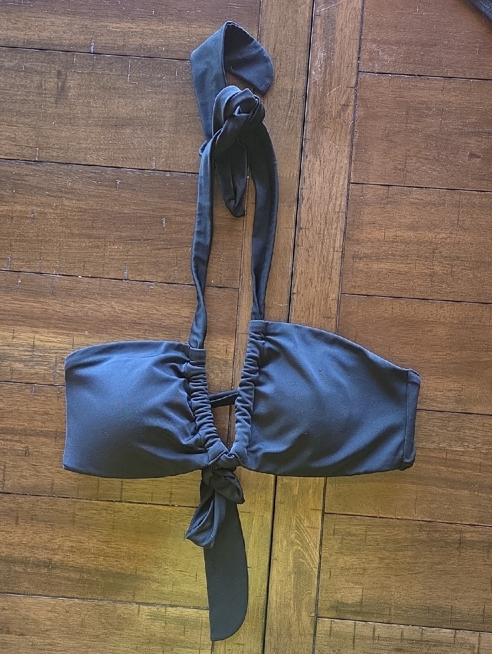 Black Women's Bikini Top - Victoria's Secret-  Removaable Padding - Medium
